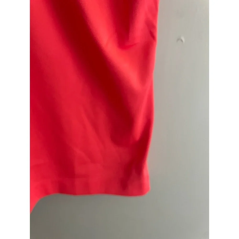 Nike Golf Dri-FIT Polo Shirt Women's Medium Pink Coral Athletic Golf Performance